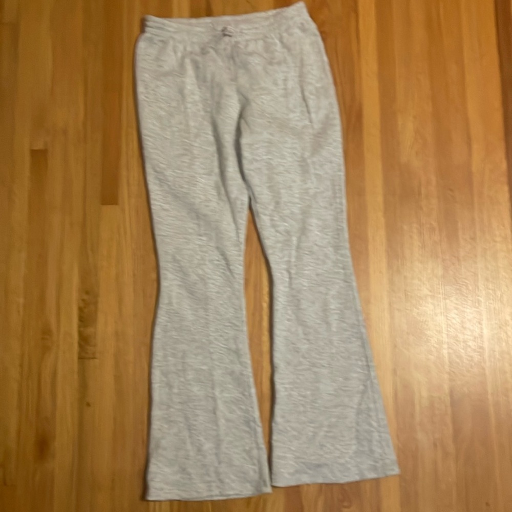 Light gray, PacSun flare, leg jogger, size medium. Never worn.